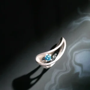 Nebula S925 Sterling Silver Sculptural Ring 04