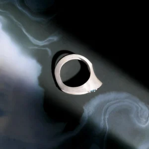 Nebula S925 Sterling Silver Sculptural Ring 07