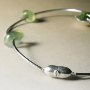 Prelude Summer Natural Peridot Necklace in Sterling Silver 11