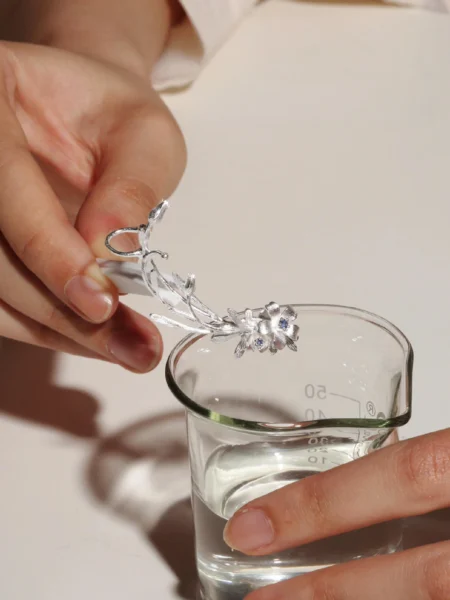 Blogs 1 Cleaning S925 Sterling Silver lily earrings