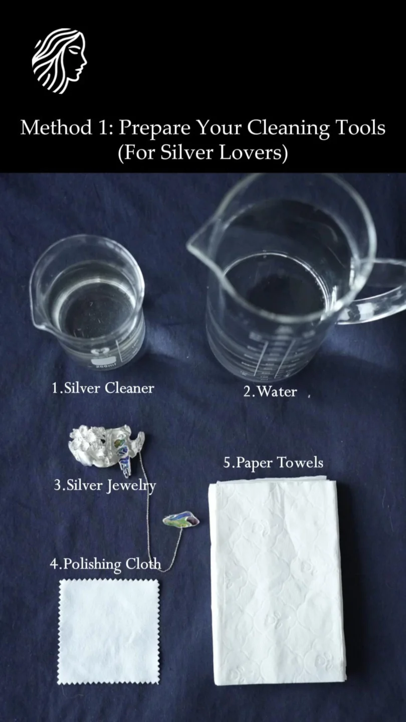 How to Clean Silver Jewelry at Home: 4 Essential Tips 12 Materials for Caring for and Cleaning Sterling Silver Jewelry 01
