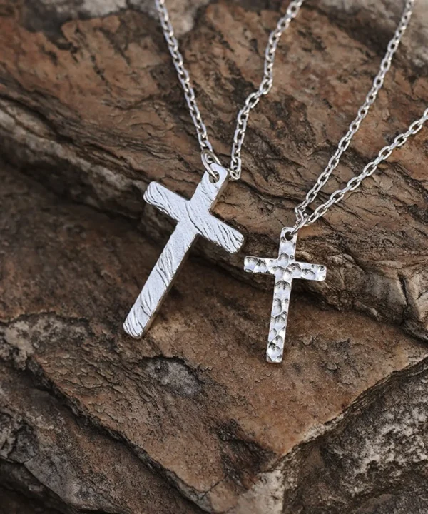 Cross Necklace | Handmade 999 Silver Pendant