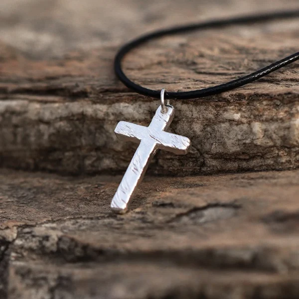 Cross Necklace Handmade 999 Silver Pendant 05 Cross Necklace Handmade 999 Silver Pendant 05