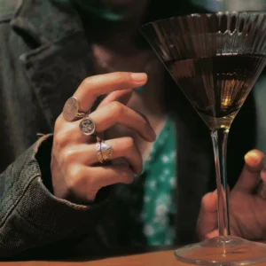 Narrative Verse Ring Gold Plated Ring in S925 Sterling Silver 09