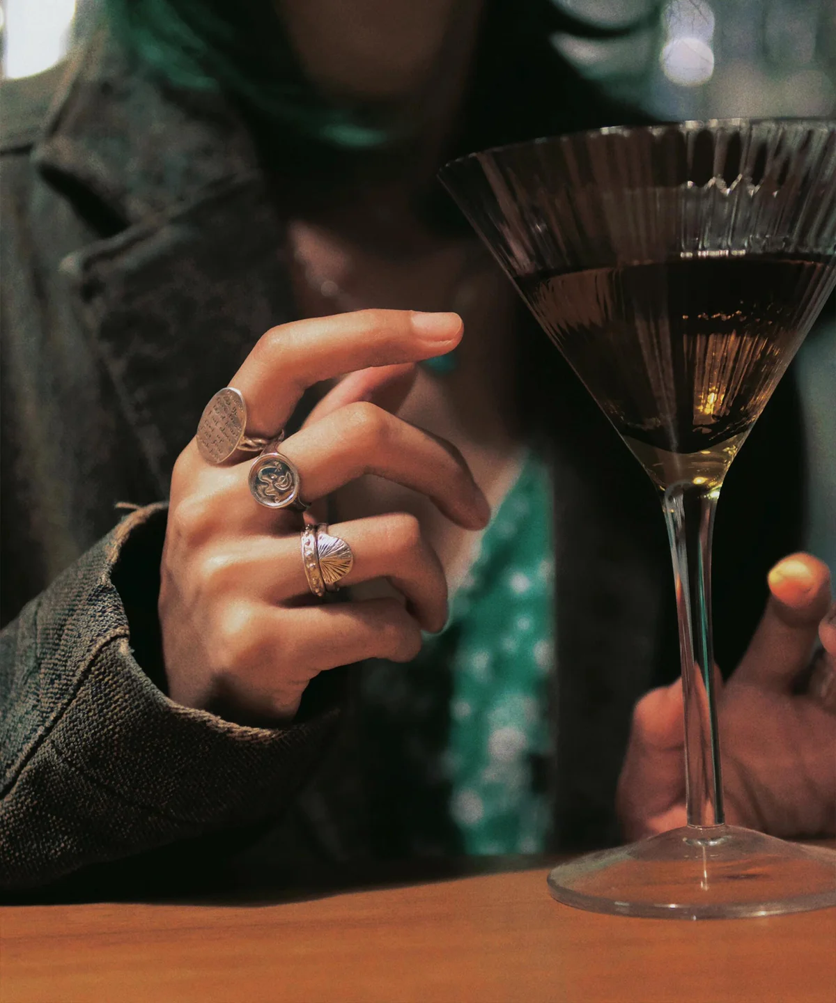 Narrative Verse Ring Gold Plated Ring in S925 Sterling Silver 09