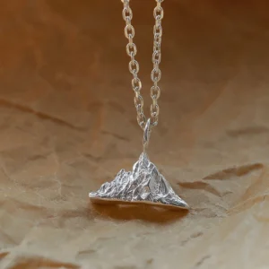 Snow Mountain Necklace | 999 Pure Silver Pendant