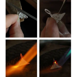 Snow Mountain Necklace 999 Pure Silver Pendant 08