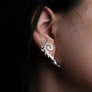 Spiral Ear Cuff S925 Sterling Silver Designer Earrings 02 Spiral Ear Cuff S925 Sterling Silver Designer Earrings 02