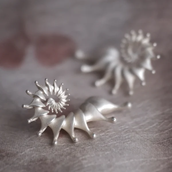 Spiral Ear Cuff S925 Sterling Silver Designer Earrings 04 Spiral Ear Cuff S925 Sterling Silver Designer Earrings 04