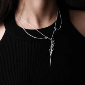 Tidewake-Handmade Elven Necklace With S925 Sterling Silver 04 Tidewake Handmade Elven Necklace With S925 Sterling Silver 04