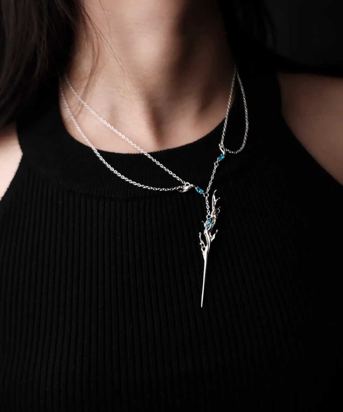 Tidewake-Handmade Elven Necklace With S925 Sterling Silver 04 Tidewake Handmade Elven Necklace With S925 Sterling Silver 04