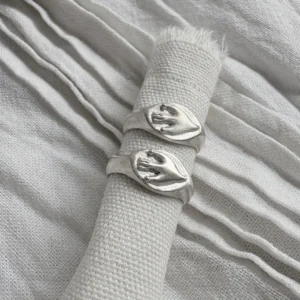 Flying Bird Ring | Handmade 999 Silver Signet Pinky Ring