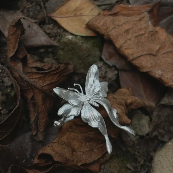S990 Sterling Silver Butterfly Ring 03
