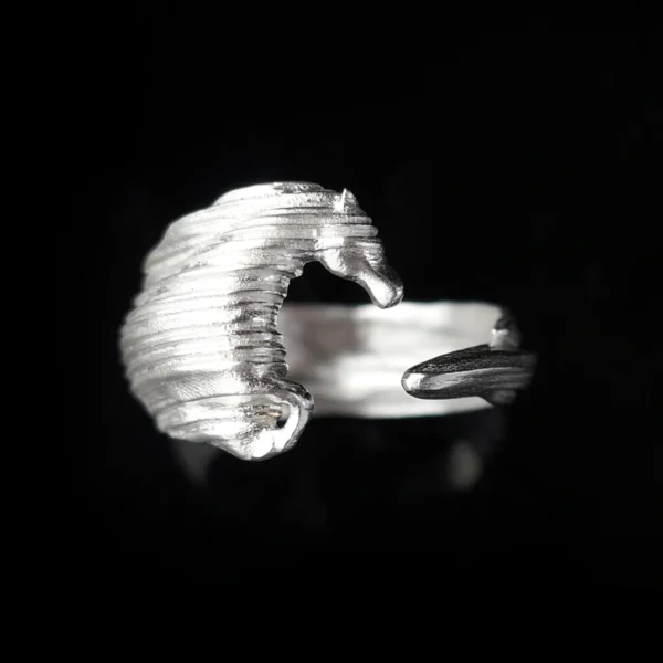 Horse Ring Jewelry in 925 Sterling Silver