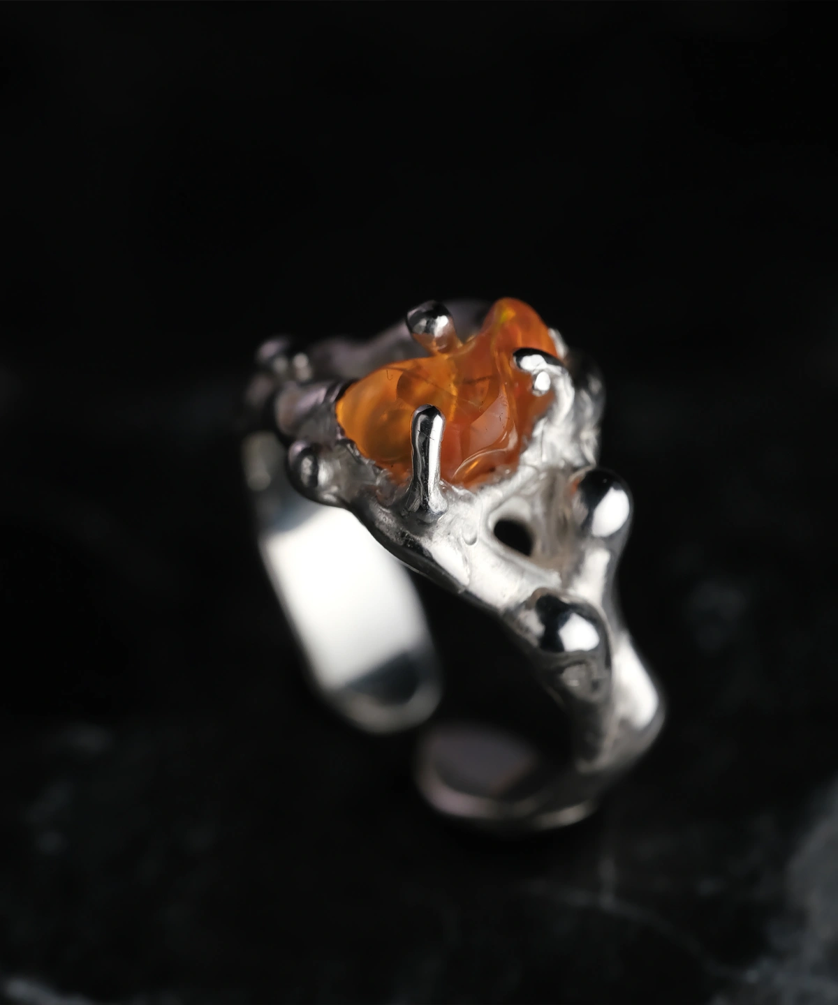 Custom Gemstone Rings One of a Kind Handmade Silver Ring 01 Custom Gemstone Rings One of a Kind Handmade Silver Ring 01