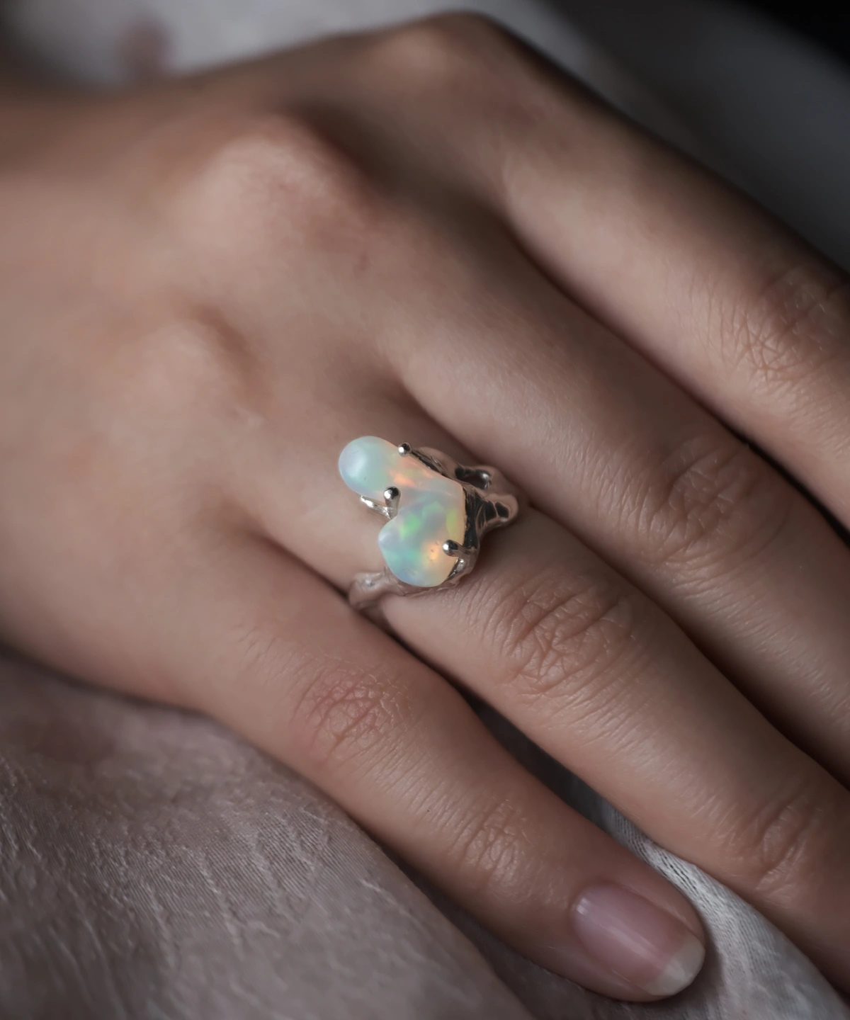 Custom Gemstone Rings One of a Kind Handmade Silver Ring 04 Custom Gemstone Rings One of a Kind Handmade Silver Ring 04