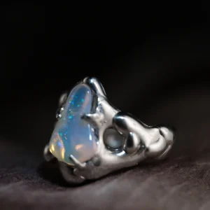 Custom Gemstone Rings One of a Kind Handmade Silver Ring 06 Custom Gemstone Rings One of a Kind Handmade Silver Ring 06