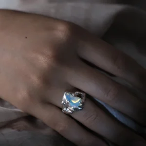 Custom Gemstone Rings One of a Kind Handmade Silver Ring 07 Custom Gemstone Rings One of a Kind Handmade Silver Ring 07