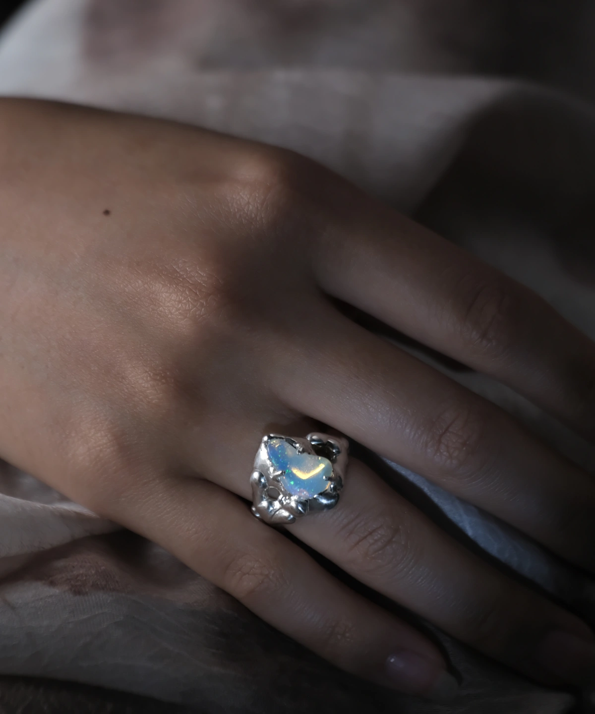 Custom Gemstone Rings One of a Kind Handmade Silver Ring 07 Custom Gemstone Rings One of a Kind Handmade Silver Ring 07