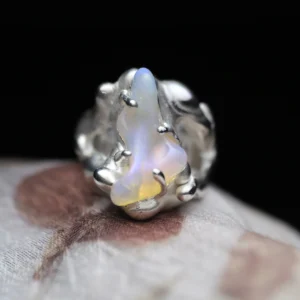 Custom Gemstone Rings One of a Kind Handmade Silver Ring 08 Custom Gemstone Rings One of a Kind Handmade Silver Ring 08