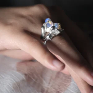 Custom Gemstone Rings One of a Kind Handmade Silver Ring 09 Custom Gemstone Rings One of a Kind Handmade Silver Ring 09