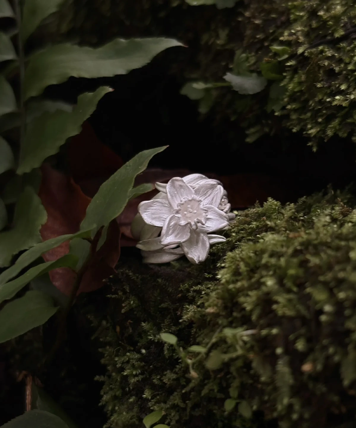 Daffodil Ring in S925 Sterling Silver March Birth Flower Ring 01 Daffodil Ring in S925 Sterling Silver March Birth Flower Ring 01