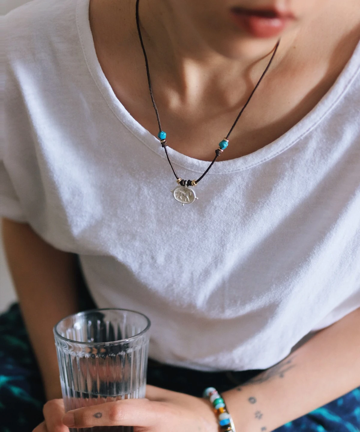 Horse Necklace Sterling Silver Turquoise Boho Leather Layered Necklace 11 Horse Necklace Sterling Silver Turquoise Boho Leather Layered Necklace 11