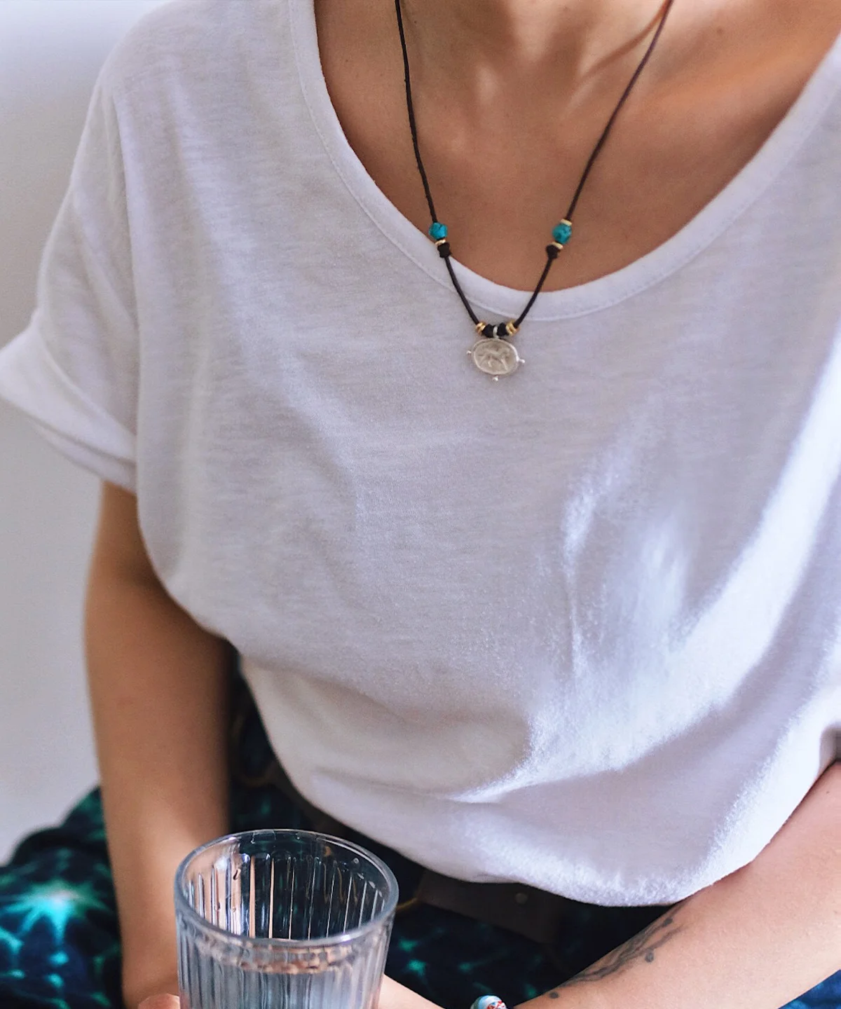 Horse Necklace Sterling Silver Turquoise Boho Leather Layered Necklace 12 Horse Necklace Sterling Silver Turquoise Boho Leather Layered Necklace 12