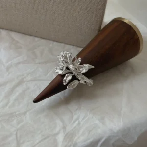 Rose Ring in S925 Sterling Silver June Birth Flower Jewelry 02